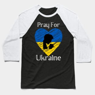 Pray for Ukraine Baseball T-Shirt